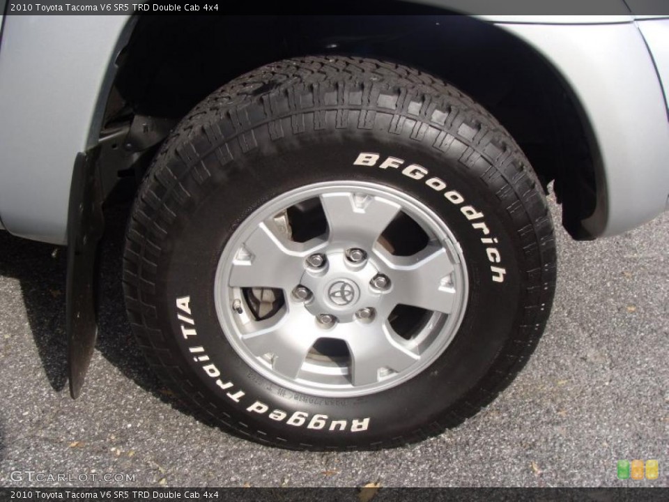 2010 Toyota Tacoma V6 SR5 TRD Double Cab 4x4 Wheel and Tire Photo #39996748