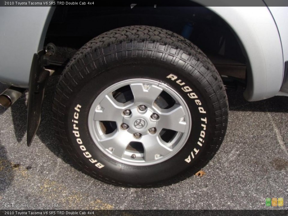 2010 Toyota Tacoma V6 SR5 TRD Double Cab 4x4 Wheel and Tire Photo #39996768