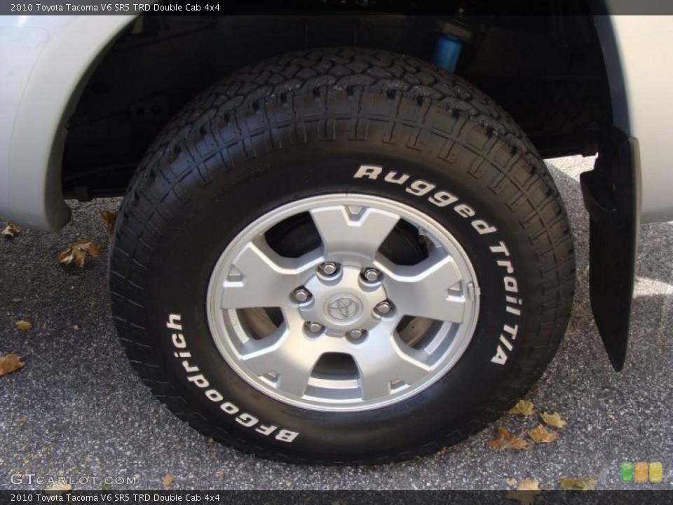 2010 Toyota Tacoma V6 SR5 TRD Double Cab 4x4 Wheel and Tire Photo #39996780