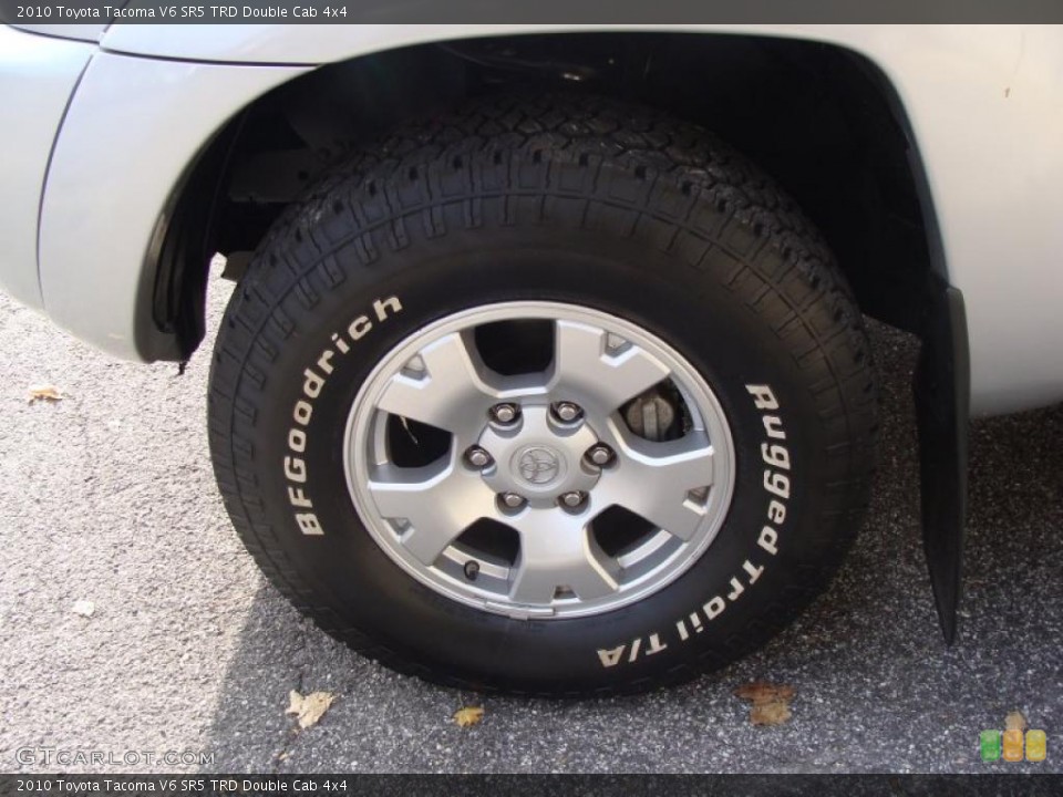 2010 Toyota Tacoma V6 SR5 TRD Double Cab 4x4 Wheel and Tire Photo #39996796