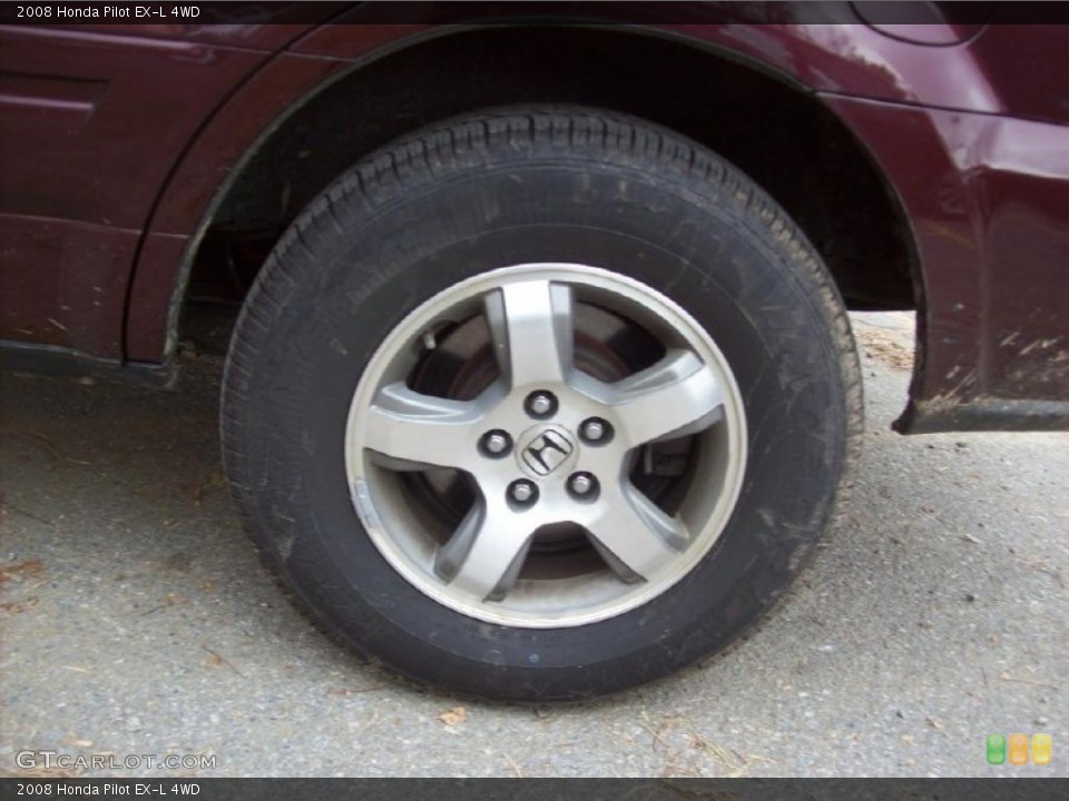 2008 Honda Pilot EX-L 4WD Wheel and Tire Photo #39997820