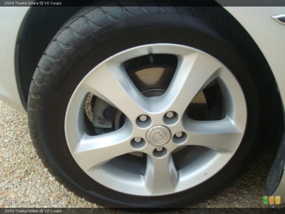 2004 Toyota Solara SE V6 Coupe Wheel and Tire Photo #39997936