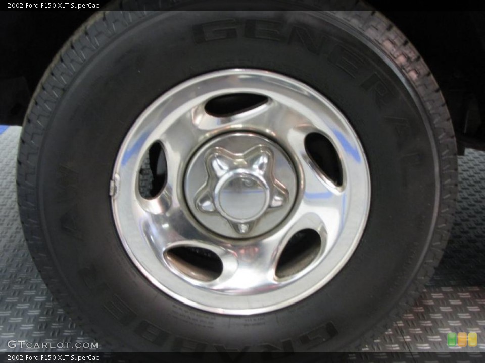 2002 Ford F150 XLT SuperCab Wheel and Tire Photo #40001397