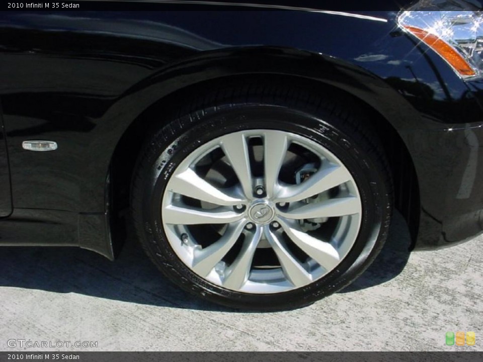 2010 Infiniti M 35 Sedan Wheel and Tire Photo #40009114