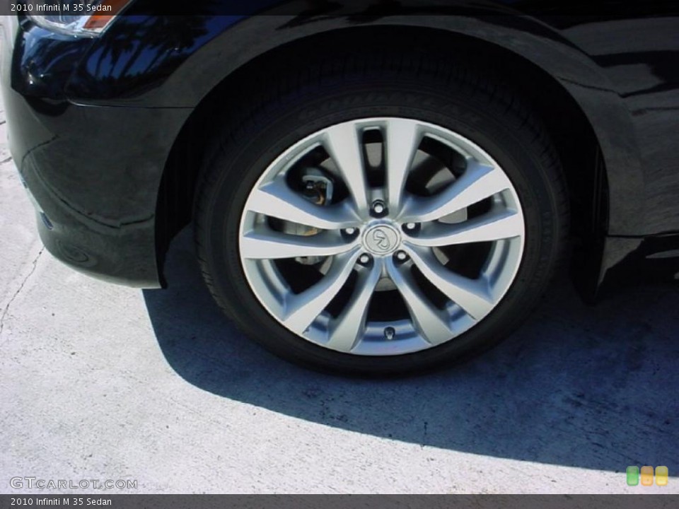 2010 Infiniti M 35 Sedan Wheel and Tire Photo #40009254