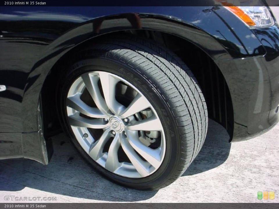 2010 Infiniti M 35 Sedan Wheel and Tire Photo #40009530