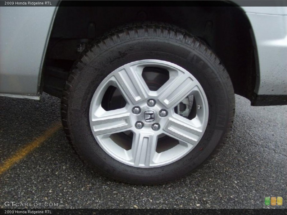 2009 Honda Ridgeline RTL Wheel and Tire Photo #40010694