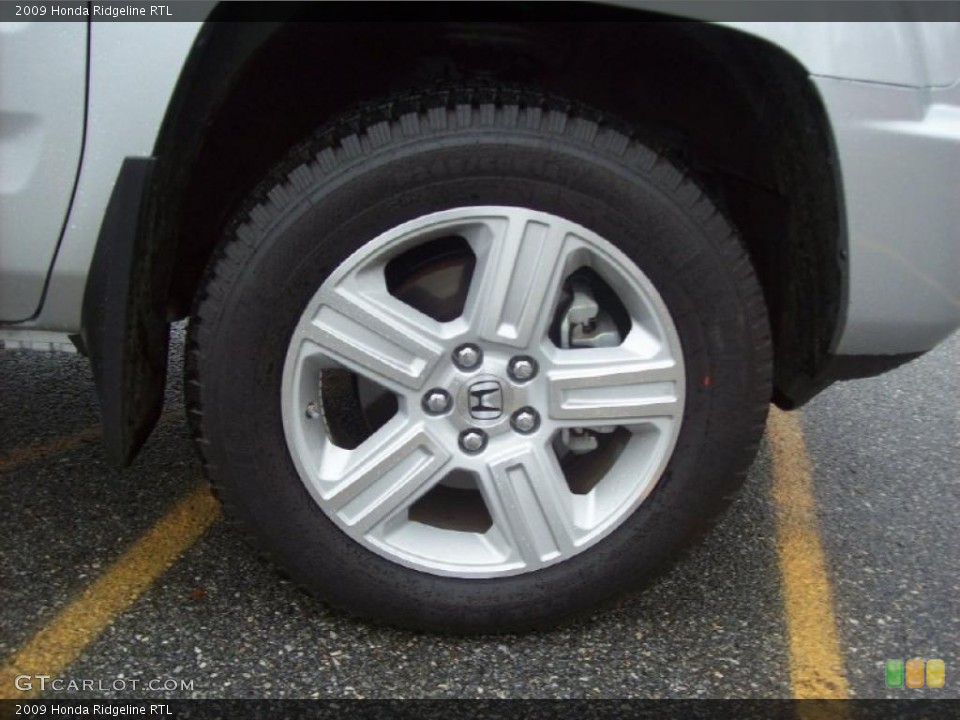 2009 Honda Ridgeline RTL Wheel and Tire Photo #40010726