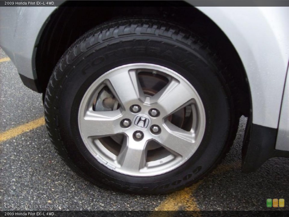 2009 Honda Pilot EX-L 4WD Wheel and Tire Photo #40011158