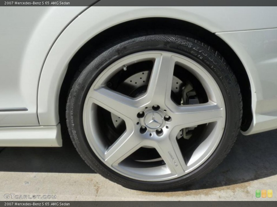 2007 Mercedes-Benz S 65 AMG Sedan Wheel and Tire Photo #40013446