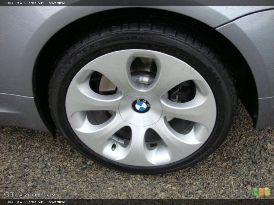 2004 BMW 6 Series 645i Convertible Wheel and Tire Photo #40017530