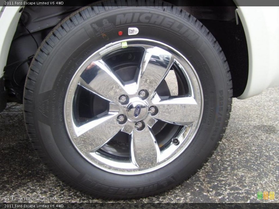 2011 Ford Escape Limited V6 4WD Wheel and Tire Photo #40023598