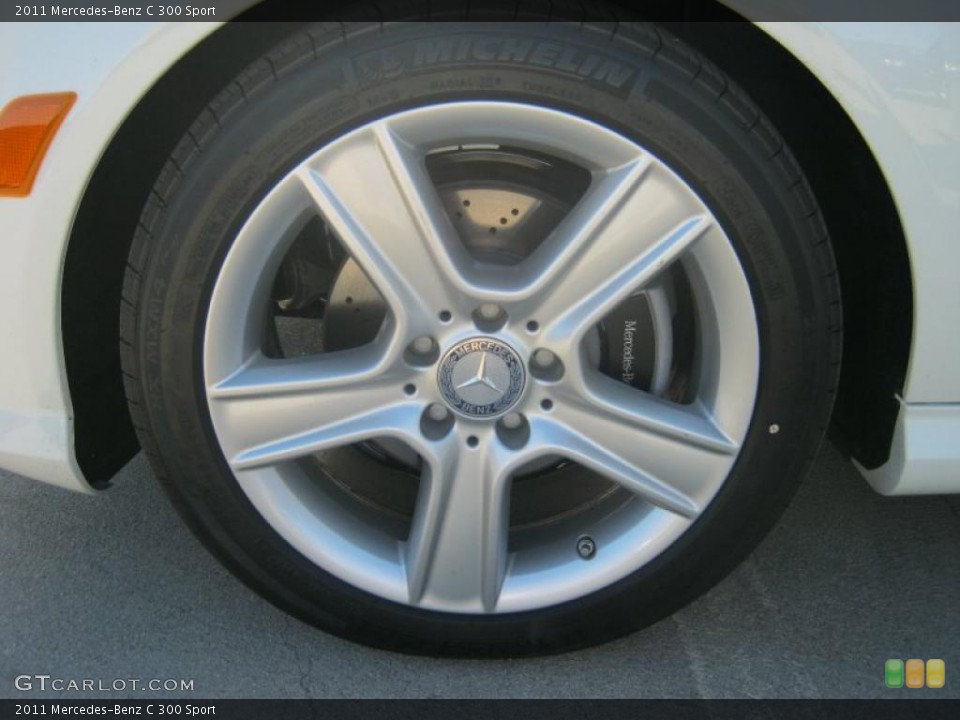 2011 Mercedes-Benz C 300 Sport Wheel and Tire Photo #40025958