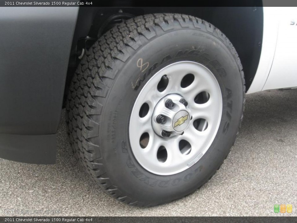 2011 Chevrolet Silverado 1500 Regular Cab 4x4 Wheel and Tire Photo #40025966