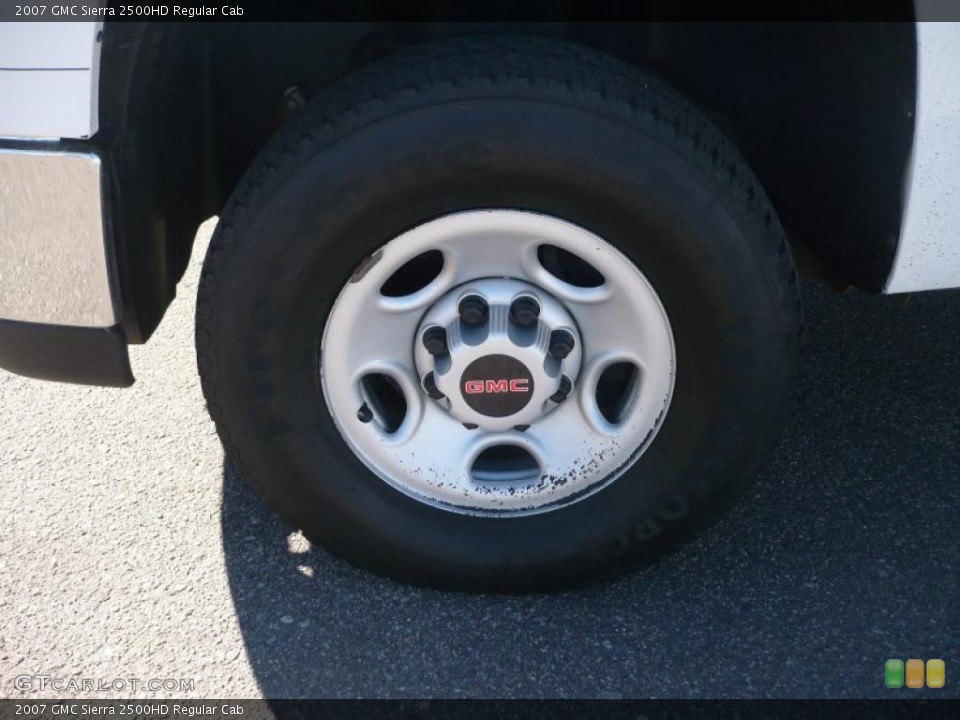 2007 GMC Sierra 2500HD Regular Cab Wheel and Tire Photo #40027034