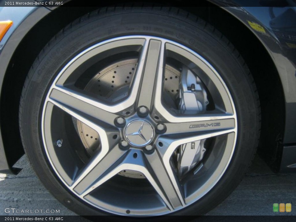 2011 Mercedes-Benz C 63 AMG Wheel and Tire Photo #40027506
