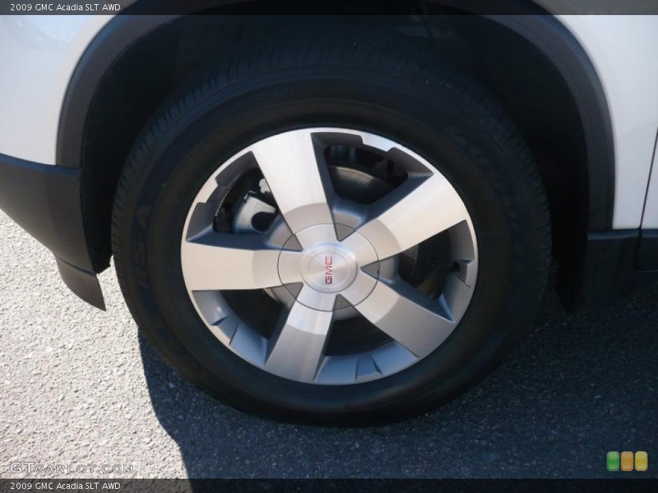 2009 GMC Acadia SLT AWD Wheel and Tire Photo #40027682