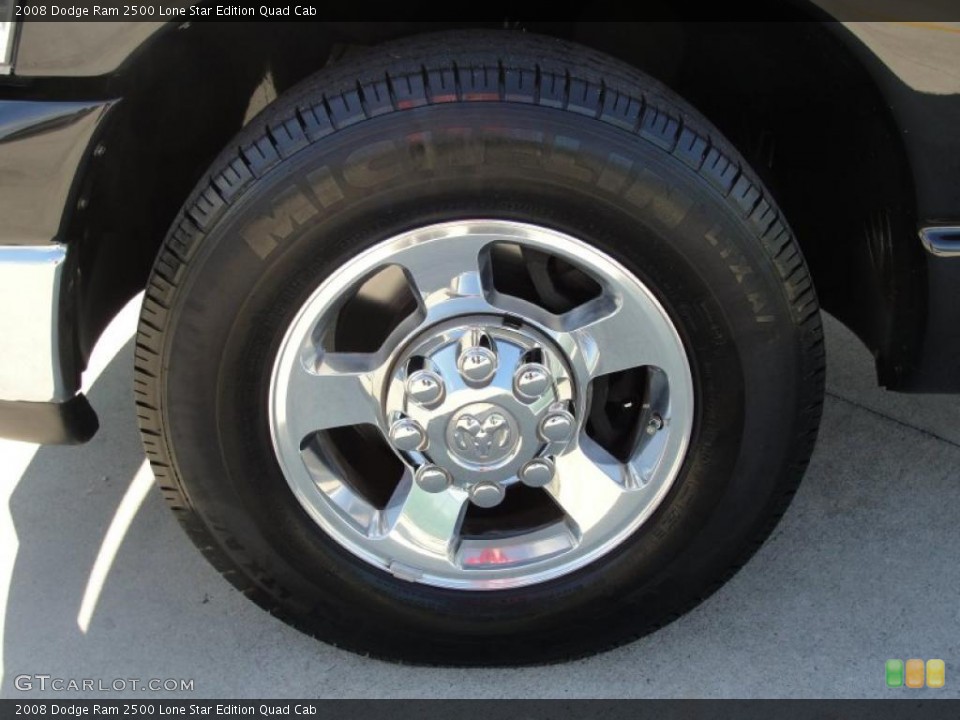 2008 Dodge Ram 2500 Lone Star Edition Quad Cab Wheel and Tire Photo #40036698