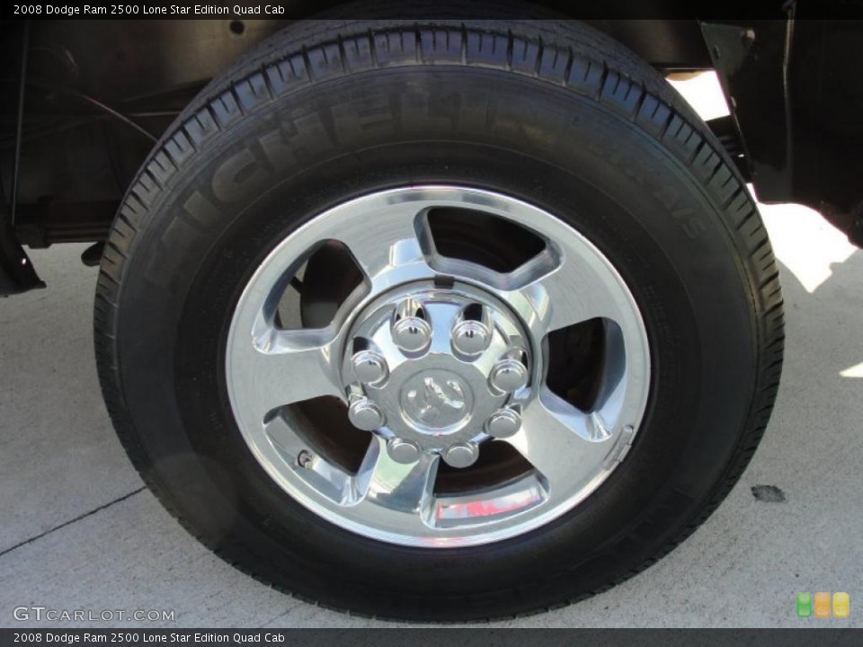 2008 Dodge Ram 2500 Lone Star Edition Quad Cab Wheel and Tire Photo #40036710