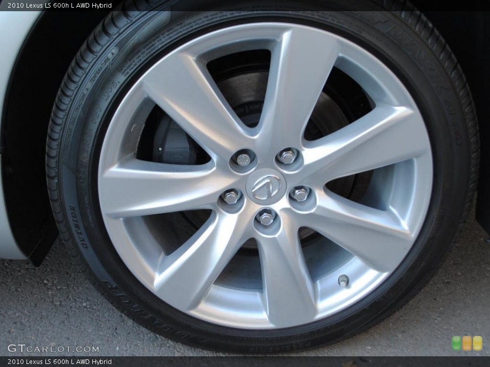 2010 Lexus LS 600h L AWD Hybrid Wheel and Tire Photo #40038594