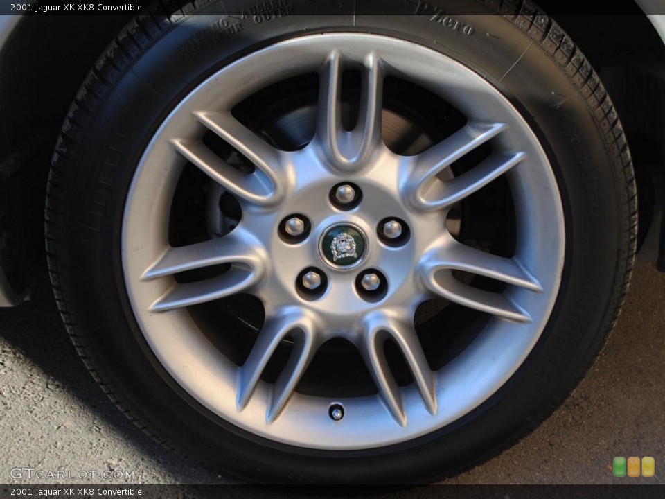 2001 Jaguar XK XK8 Convertible Wheel and Tire Photo #40039326