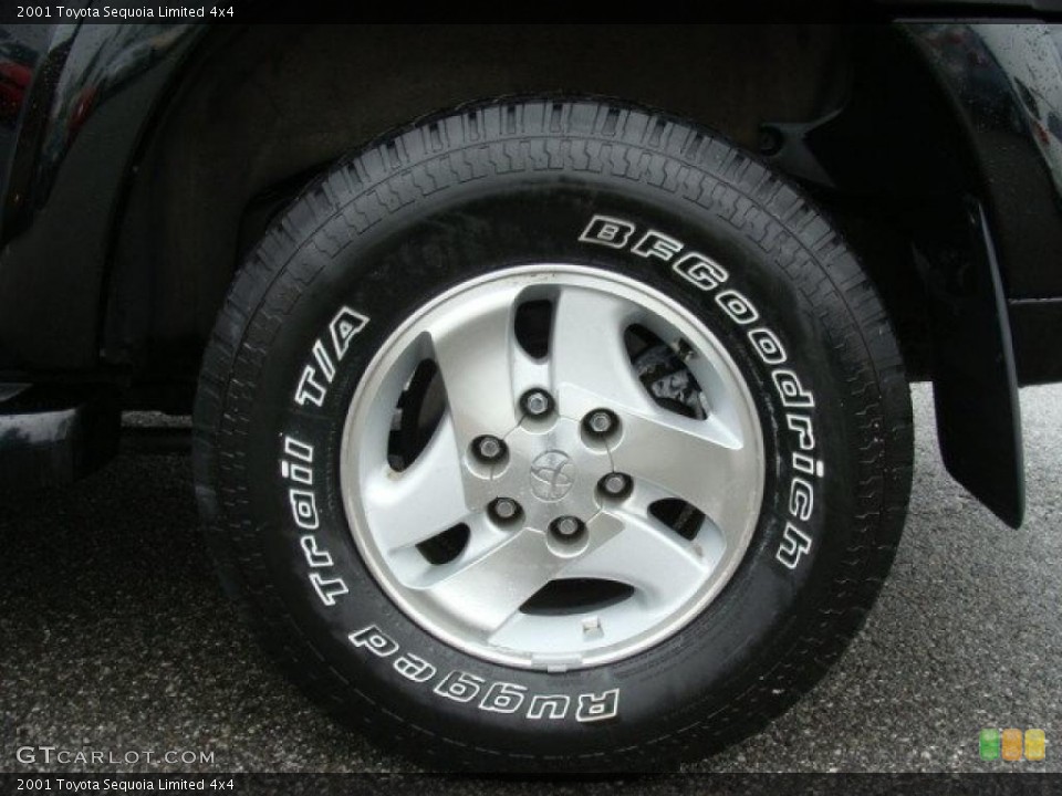 2001 Toyota Sequoia Limited 4x4 Wheel and Tire Photo #40041322