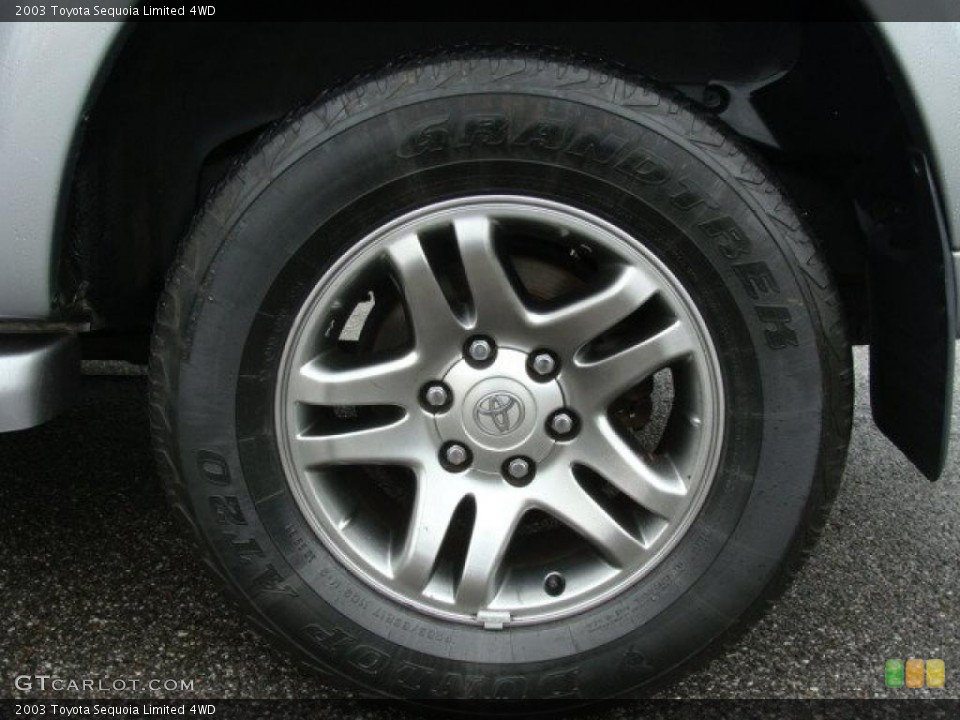 2003 Toyota Sequoia Limited 4WD Wheel and Tire Photo #40041670