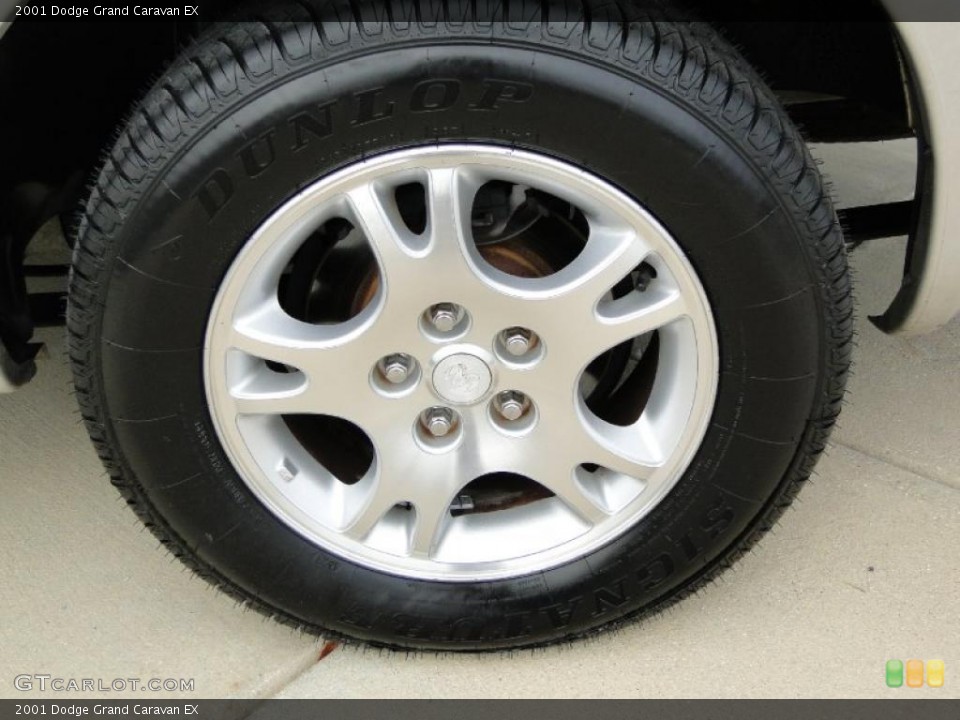 2001 Dodge Grand Caravan EX Wheel and Tire Photo #40044426