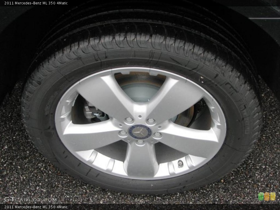 2011 Mercedes-Benz ML 350 4Matic Wheel and Tire Photo #40045378