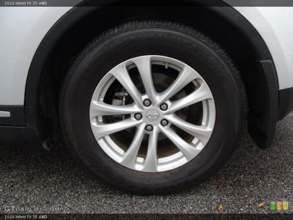 2010 Infiniti FX 35 AWD Wheel and Tire Photo #40046226