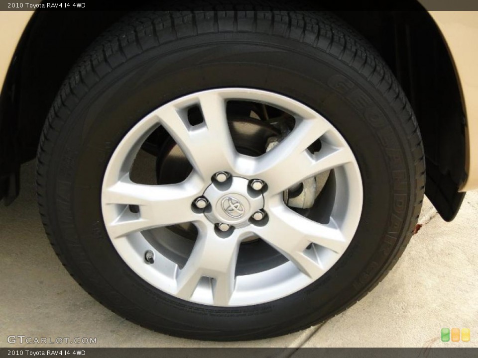 2010 Toyota RAV4 I4 4WD Wheel and Tire Photo #40047358