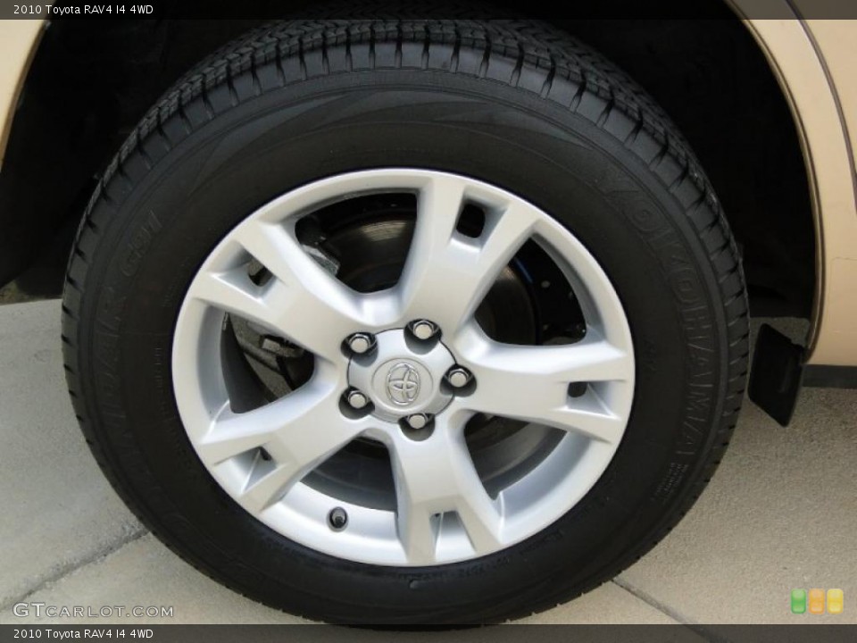 2010 Toyota RAV4 I4 4WD Wheel and Tire Photo #40047366