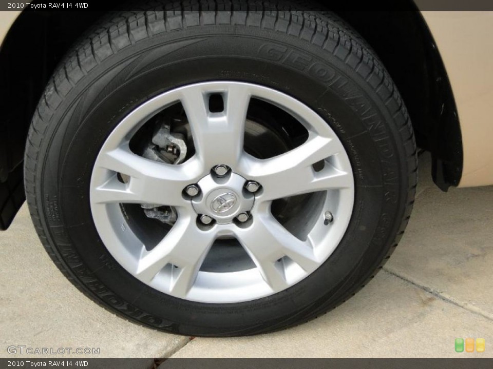 2010 Toyota RAV4 I4 4WD Wheel and Tire Photo #40047382