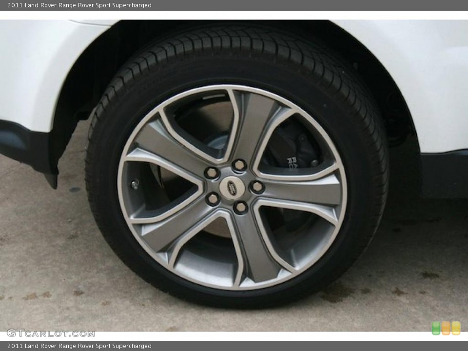 2011 Land Rover Range Rover Sport Supercharged Wheel and Tire Photo #40047562