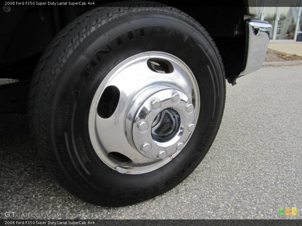 2008 Ford F350 Super Duty Lariat SuperCab 4x4 Wheel and Tire Photo #40048386