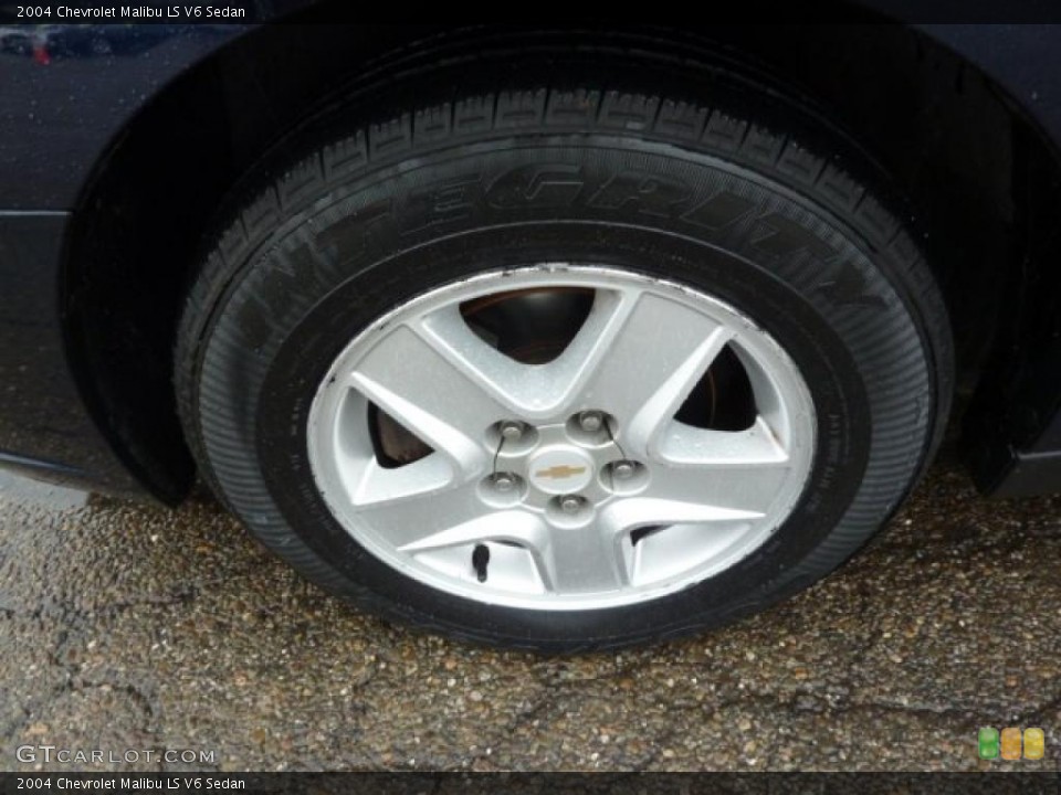 2004 Chevrolet Malibu LS V6 Sedan Wheel and Tire Photo #40051227