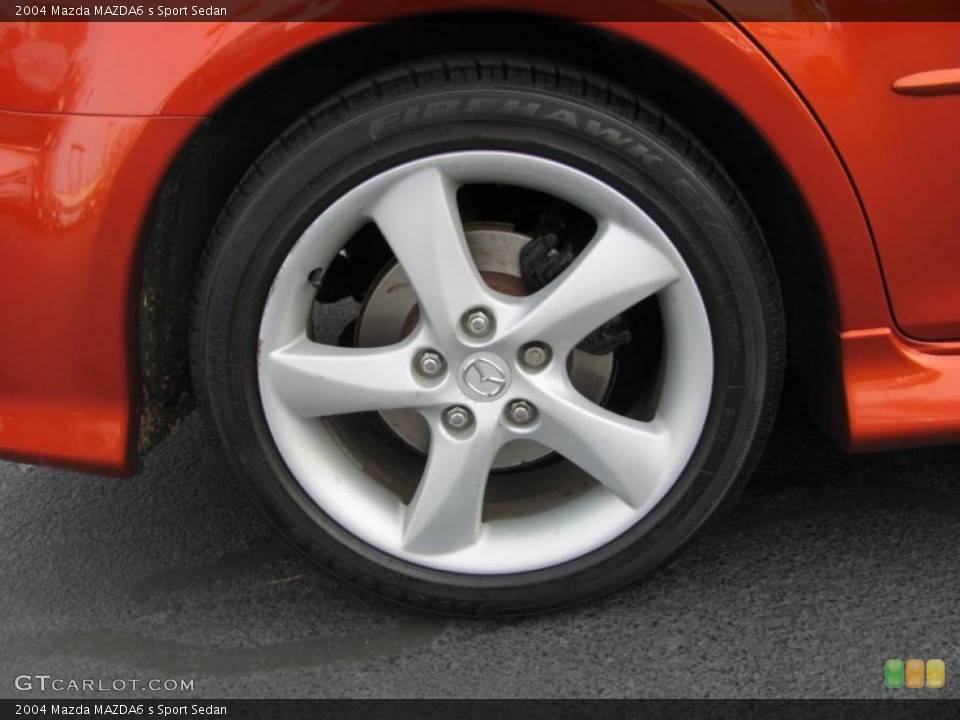 2004 Mazda MAZDA6 s Sport Sedan Wheel and Tire Photo #40054904