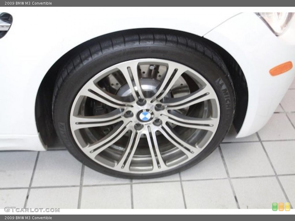 2009 BMW M3 Convertible Wheel and Tire Photo #40059543