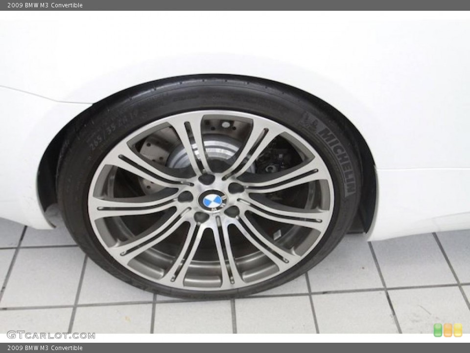 2009 BMW M3 Convertible Wheel and Tire Photo #40059551