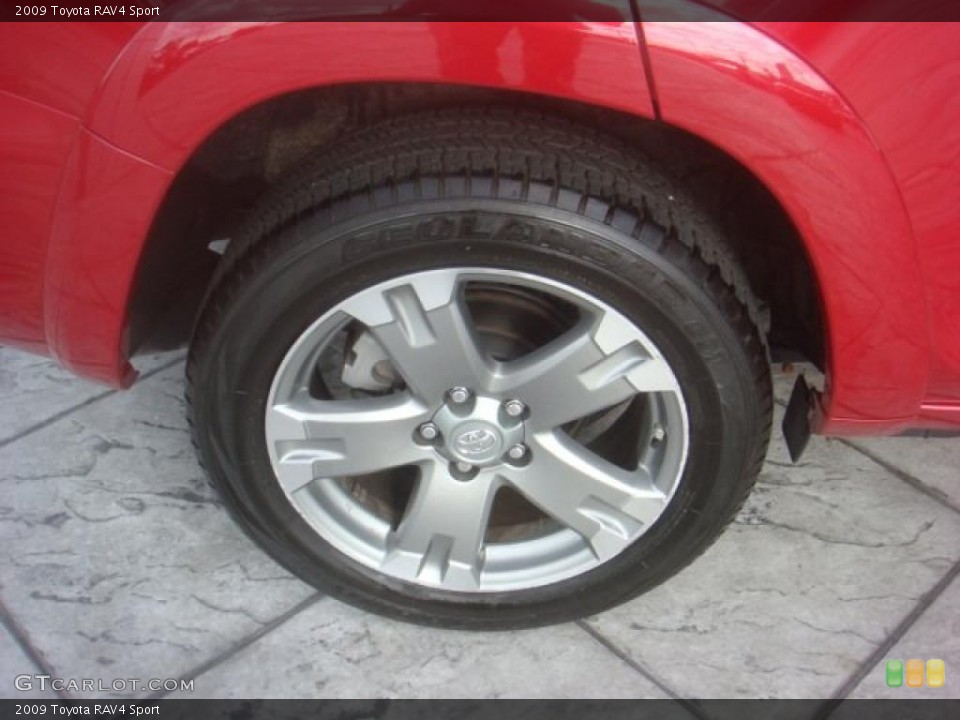 2009 Toyota RAV4 Sport Wheel and Tire Photo #40060755