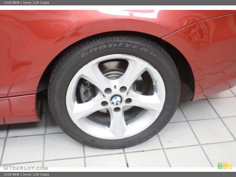 2008 BMW 1 Series 128i Coupe Wheel and Tire Photo #40062051