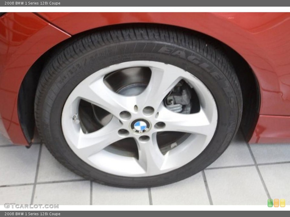 2008 BMW 1 Series 128i Coupe Wheel and Tire Photo #40062055
