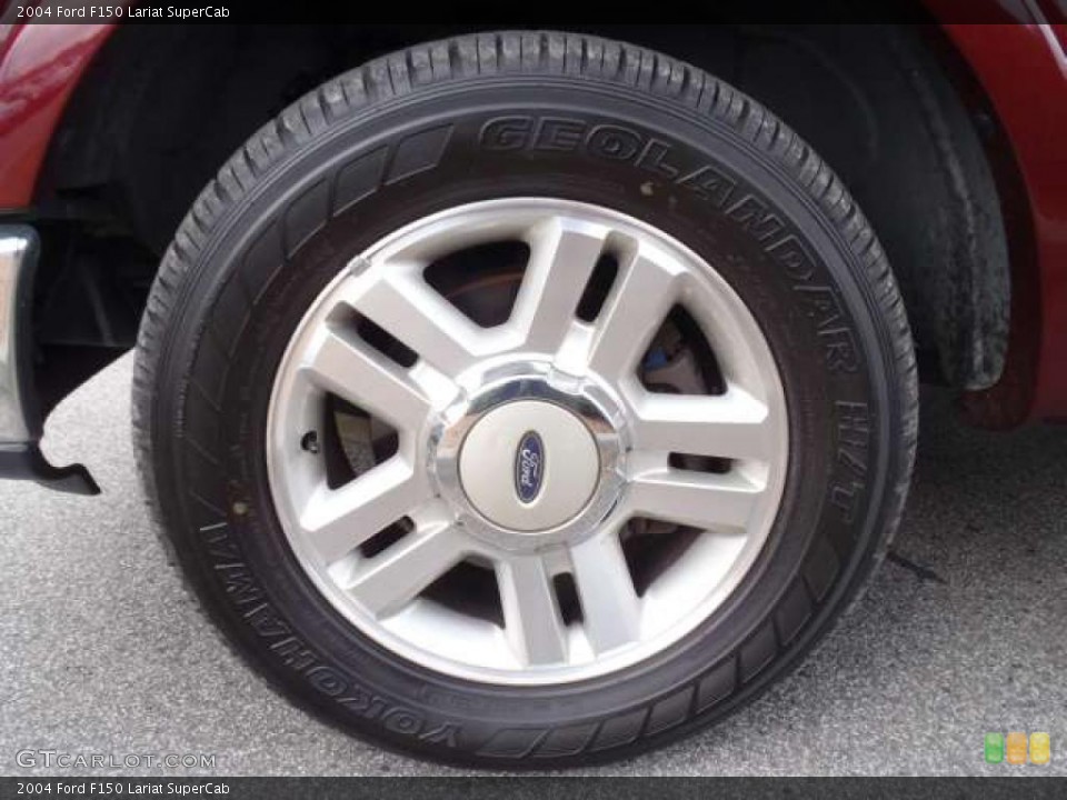 2004 Ford F150 Lariat SuperCab Wheel and Tire Photo #40066723