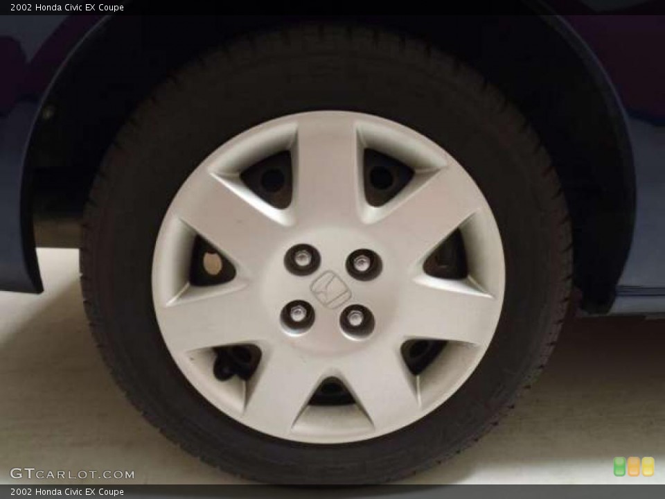 2002 Honda Civic EX Coupe Wheel and Tire Photo #40066863