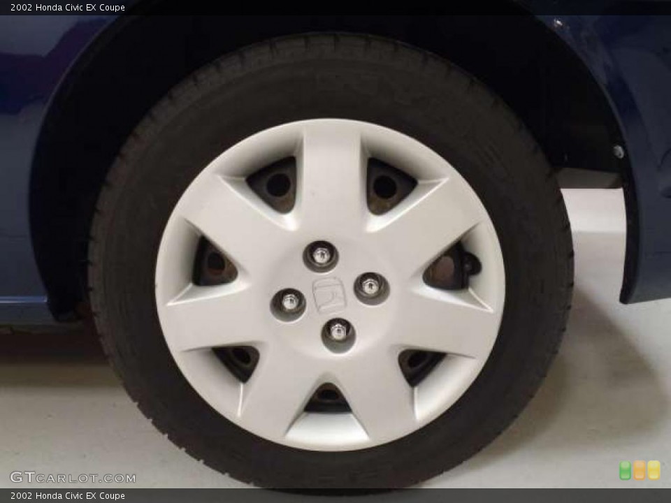 2002 Honda Civic EX Coupe Wheel and Tire Photo #40066879