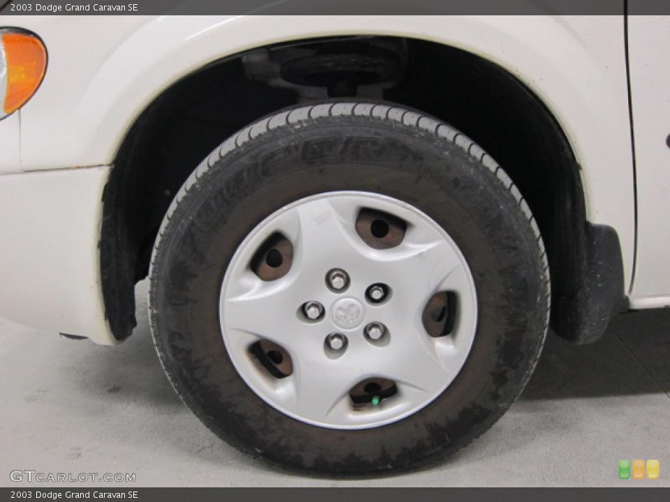 2003 Dodge Grand Caravan SE Wheel and Tire Photo #40071051