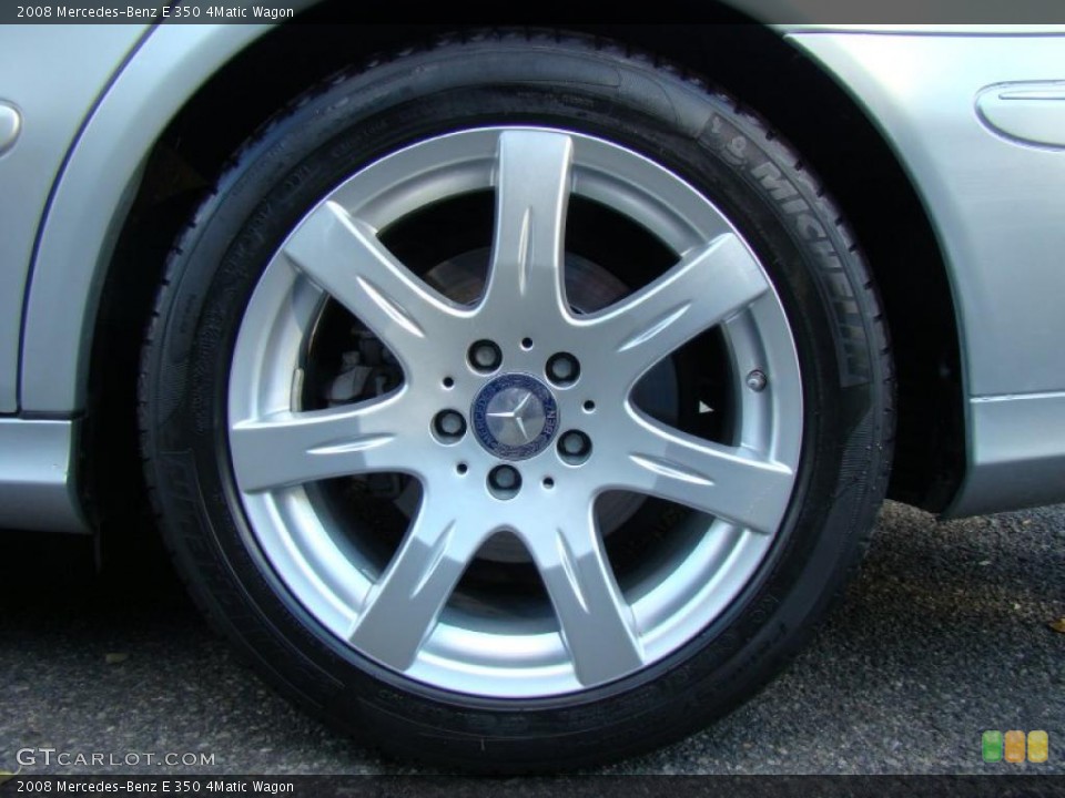 2008 Mercedes-Benz E 350 4Matic Wagon Wheel and Tire Photo #40078095