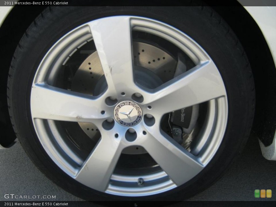 2011 Mercedes-Benz E 550 Cabriolet Wheel and Tire Photo #40079743