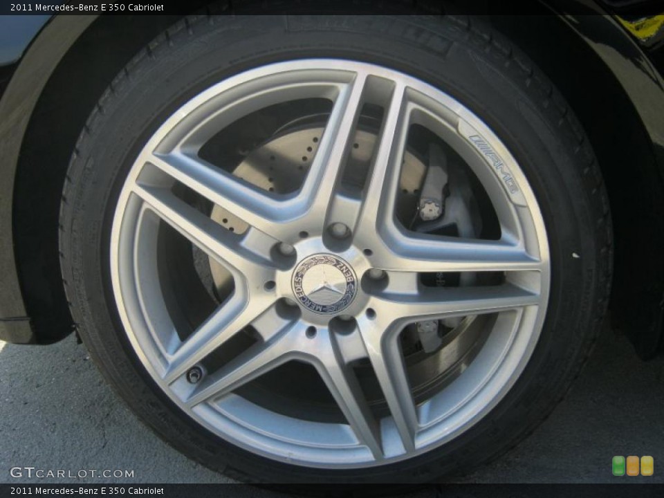 2011 Mercedes-Benz E 350 Cabriolet Wheel and Tire Photo #40079835