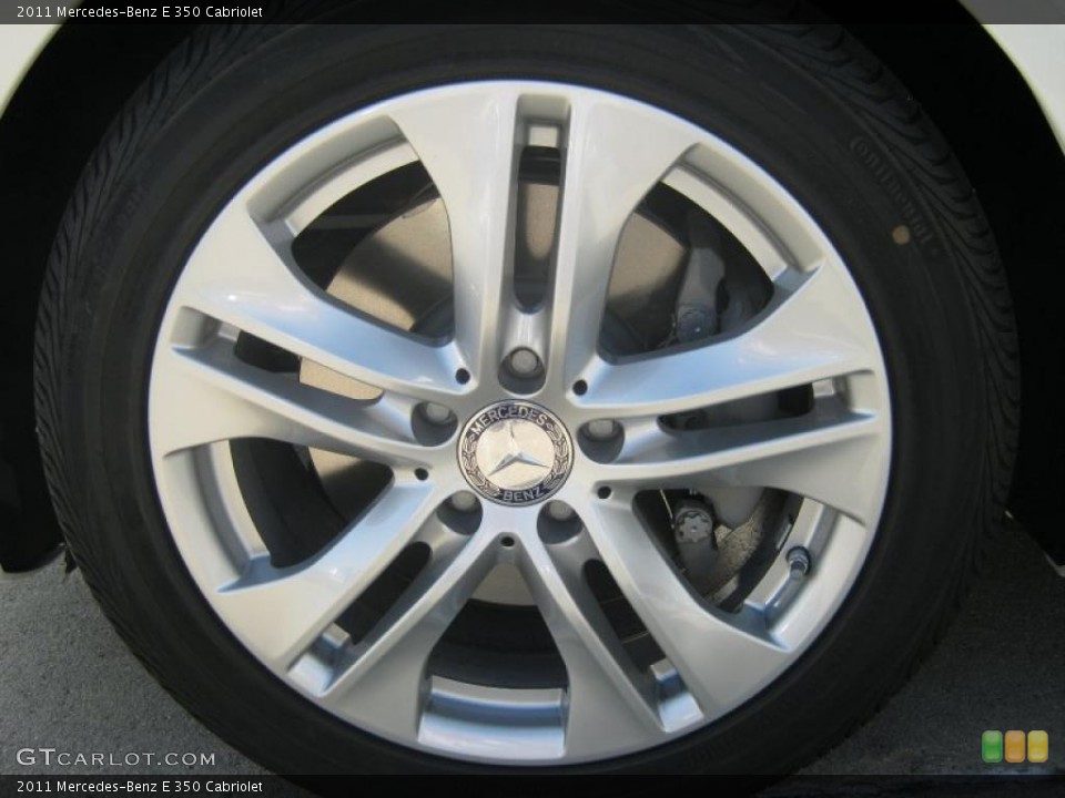 2011 Mercedes-Benz E 350 Cabriolet Wheel and Tire Photo #40079931